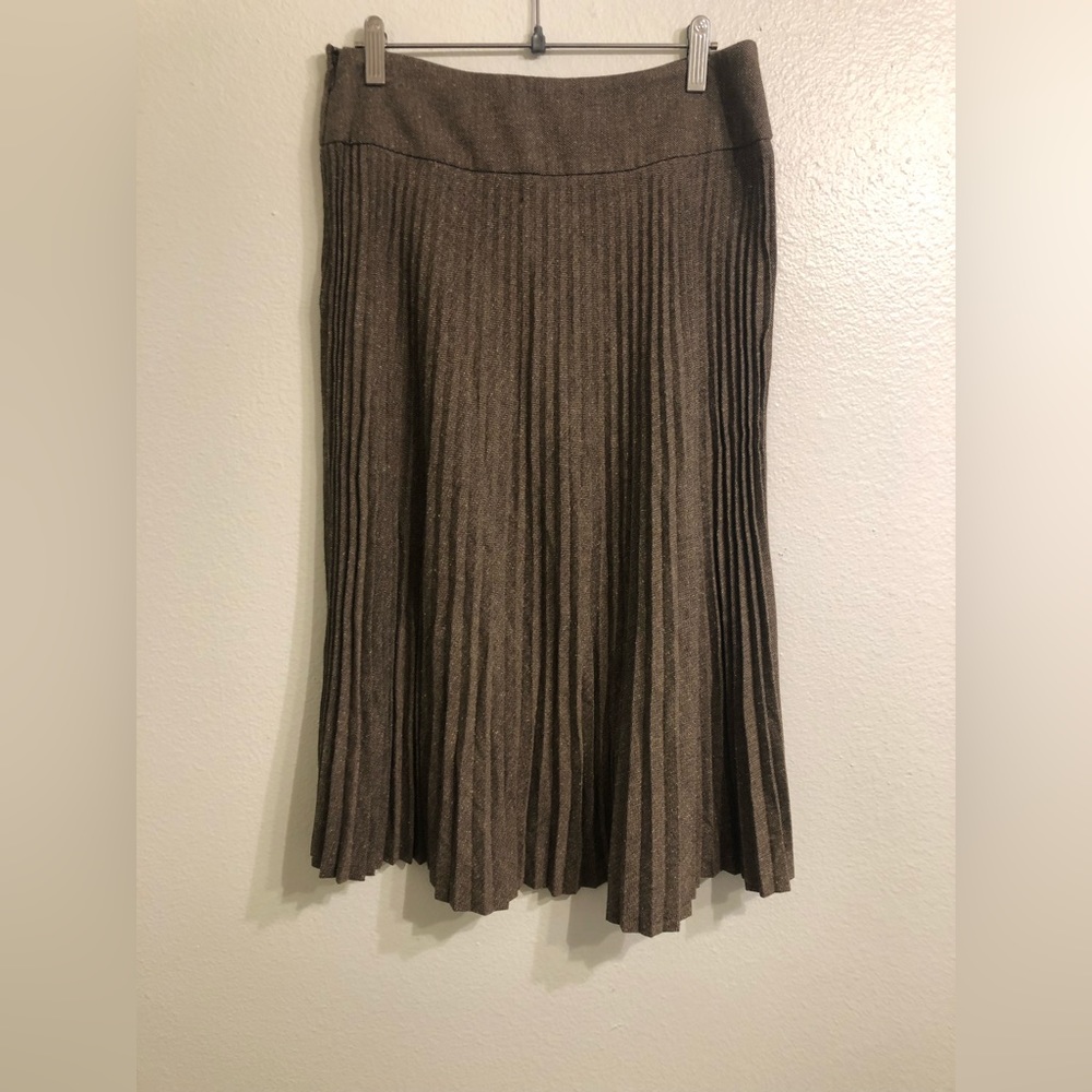 Express brown pleated skirt size 5/6